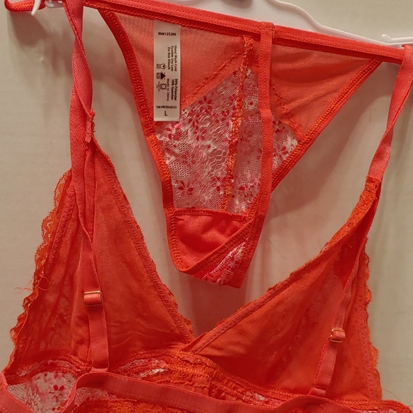 French Affair. Rouge Red Baby Dolls.  L SALE 1 DAY SALE - Picture 5 of 9